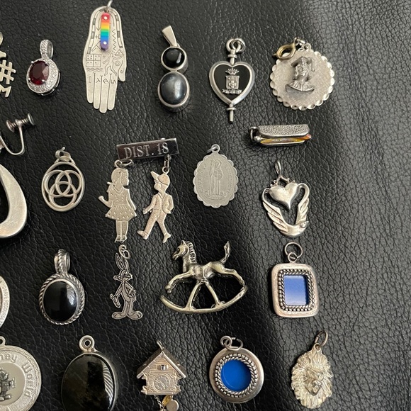 Jewelry | Lot Of 31 Sterling Silver Quality Charms Pendants | Poshmark